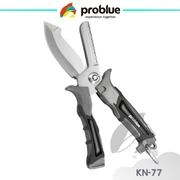   Prblue 3" BCD Scissor Knife, Sharp Tip