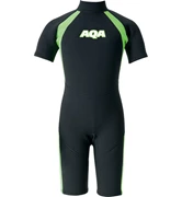 AQA KID'S Spring Suit-Black/LIME
