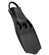 JET FINS BLK W/SPRING HEEL STRAP