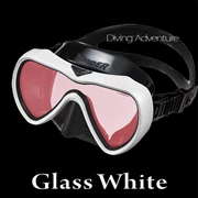  GULL VADER BLACK SILICONE MASK-M GLASS WHITE