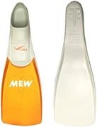 MEW FINS- WHITE/ORANGE - L