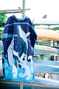 Humpback Whale cloak towel