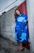 Whale Shark cloak towel