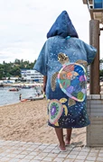 Sea Turtle cloak towel