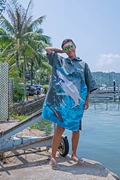 Great White Shark cloak towel