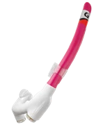   Gull Super Bullet Mini White Silicon Snorkel - MIR Havana Pink