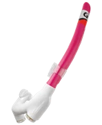  Gull Super Bullet Mini White Silicon Snorkel - MIR Havana Pink