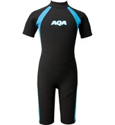   AQA Kid's Spring Suit-Black/Light Blue