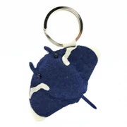 DIVE INSPIRE Matty Manta Ray Pewter Keychain