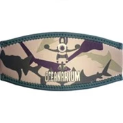 OCEANARIUM sharks camouflage mask strap