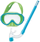  AQA  Aco & Bixiy V Light II Snorkeling Set - Blue/Green