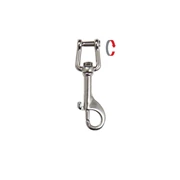 HIGHLAND 3.4" SS SHACKLE BOLT SNAP