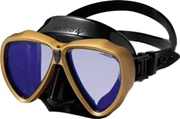 Gull Mantis LV UV420 Black Silicone Mask AR Amber-Samba Gold