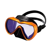 Gull Vader UV420 Black Silicon Mask AR Amber--MIR Kohaku Orange
