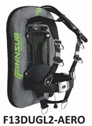 Finnsub-Fly-Ultralite-13lt-GreyLime-w-Weight-Pocket-AERO-F13DUGL2-AERO