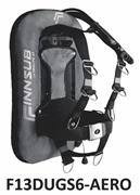 Finnsub-Fly-Ultralite-13lt-GreySilver-w-Weight-Pocket-AERO