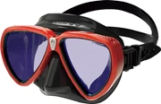  Gull Mantis LVR Black Silicon Mask-MIR Paradiso Red