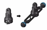  NAUTICAM LIGHT MOUNTING STEM FOR FASTERNING ON 125-400mm ARMS