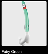  Super Bullet Mini White Silicon Snorkel Fairy Green