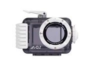 Underwater Universal Housing for Acton Cameras - White Color + Any One of the Adapters