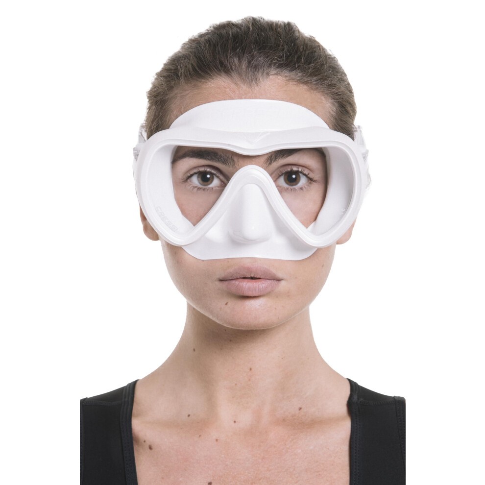 CRESSI-A1 Mask White/White Lens Anti Fog