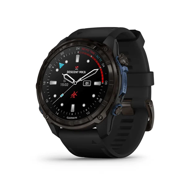 GARMIN-Descent MK3i 51mm Sapphire Carbon Gray DLC Titanium with Black Silicone