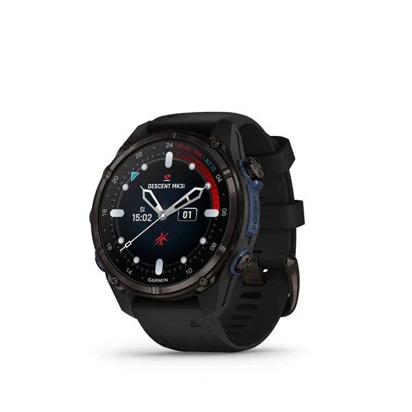 [010-02857-14] GARMIN-Descent MK3i 43mm Sapphire Carbon Gray DLC Titanium with Black Silicone
