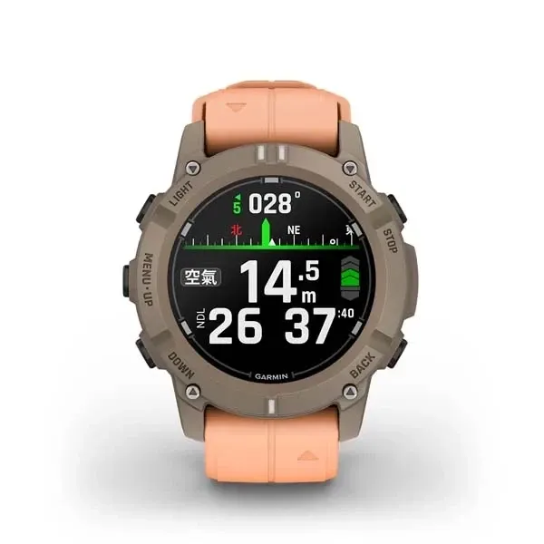 [010-02986-23] GARMIN-Descent G2 Paloma with Shell Pink Band