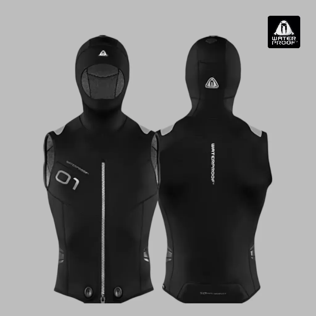 [044-222] WATERPROOF-O1 OverVest 5mm with hood Lady S