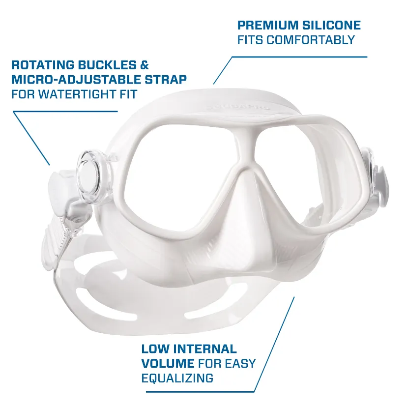 [24108600] SCUBAPRO-SCUBAPRO STEEL COMP MASK-WHITE