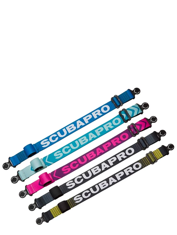 [24700100] SCUBAPRO-SCUBAPRO MASK STRAP 2.5mm-BLK/PNK