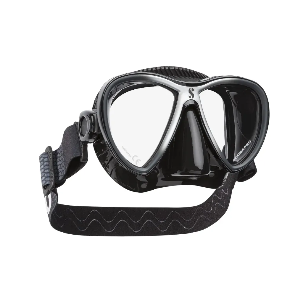 SCUBAPRO-SYNERGY TWIN Blk/Blk Silver Comfort strap
