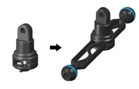 [25314] NAUTICAM-NAUTICAM LIGHT MOUNTING STEM FOR FASTERNING ON 125-400mm ARMS