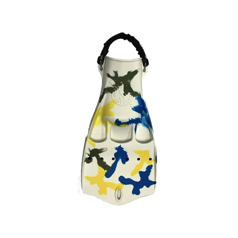 [25397500] SCUBAPRO-WHITE/YELLOW CAMO JET FIN-XL