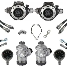[A70241] APEKS-Sidemount Set MTX-RC Rubber Hose SF-1 Edition