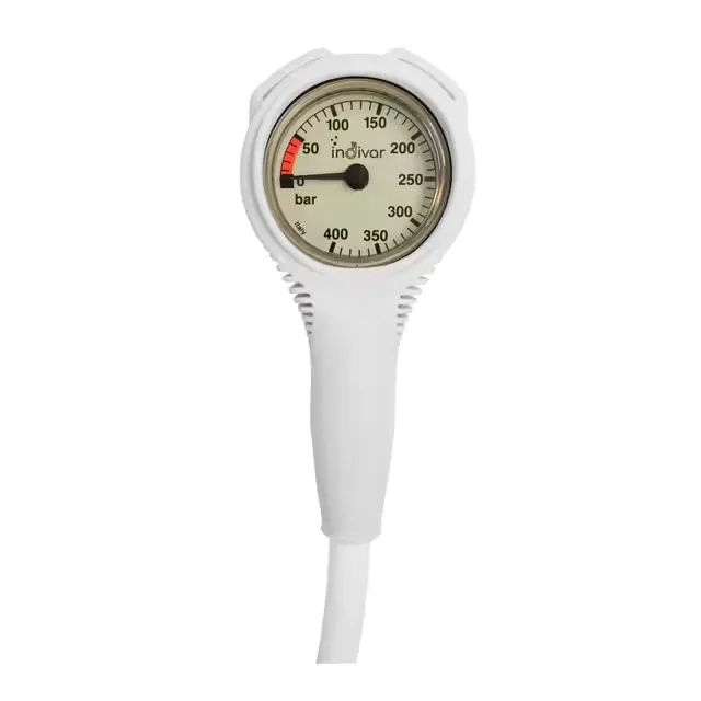 [DG-11011-WHT] INDIVAR-Termo Indivar Pressure Gauge 400 BAR White