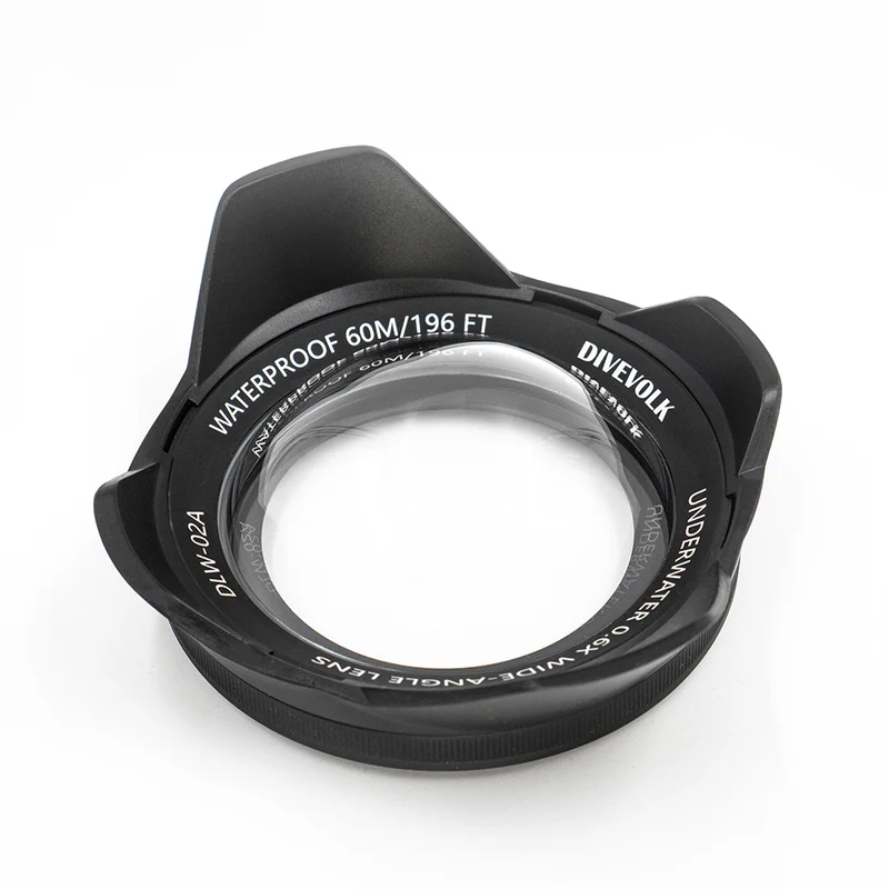 [DLW-02A] DIVEVOLK-Underwater Wide-angle Conversion Lens X0.6 for DIVEVOLK Housing and Action Camera