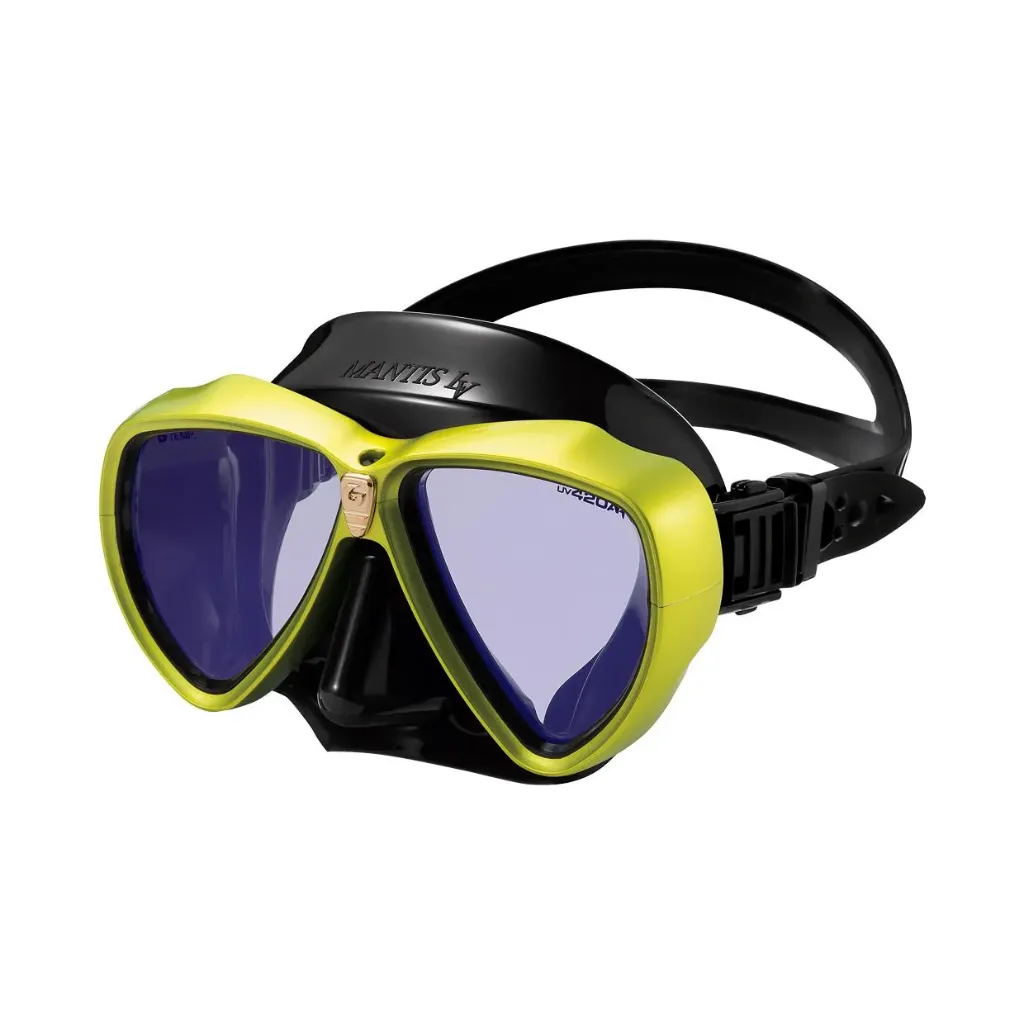 [GM-1246-MIRSHI] GULL-Gull Mantis LVR Black Silicon Mask-MIR Neon
 Shimmer