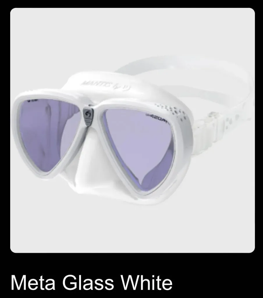 GULL-Gull Mantis LVR White Silicon Mask-MT Glass
 White