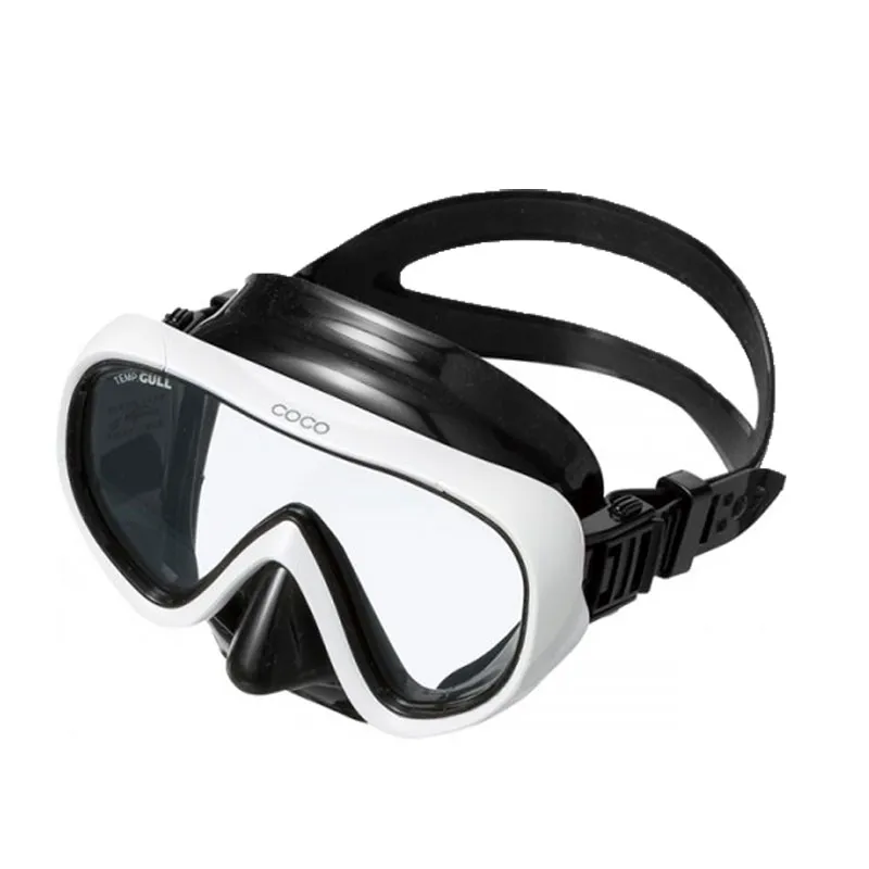 [GM-1278C-WHI] GULL-Coco Black Silicon Mask-White