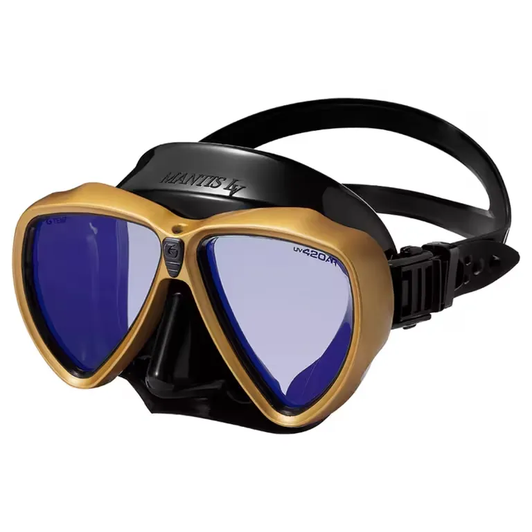 GULL-Gull Mantis LV UV420 Black Silicone Mask AR
 Amber-Samba Gold