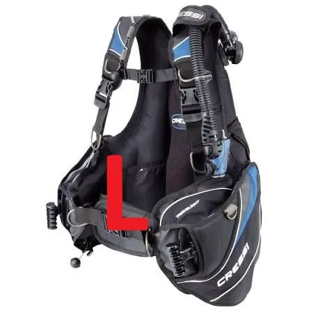 [IC740603] CRESSI-CRESSI Travelight BCD Blue L