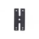 AOI-Modular System - 01 Extension Plate 50mm (in 2 Pieces with Black Color)