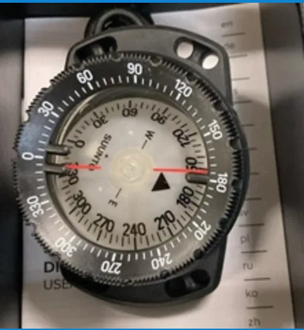 SUUNTO-SUUNTO SK-8 Diving Compass BLK(Bungee)