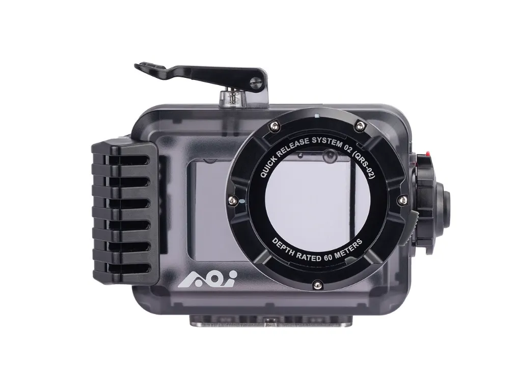 AOI-Underwater Universal Housing for Acton Cameras - Black Color