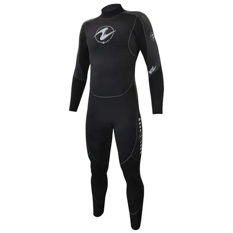AQUA LUNG-AQUA FLEX 3 JUMPSUIT-BLK/CHAR-MEN-MD