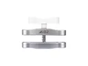 AOI-Ball Clamp - 05 - 76mm Hole to Hole Distance (Silver Color)