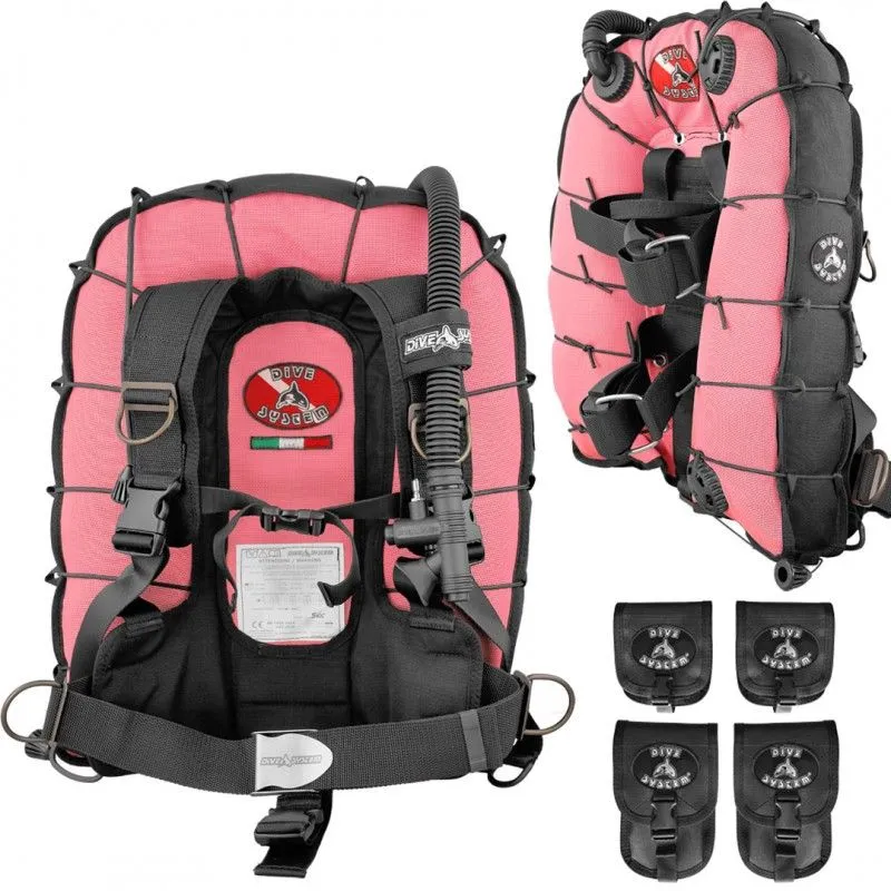 DIVE SYSTEM-Dive System Key J X-Net Cordura-18LT-SM-Pink